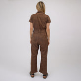 City Jumpsuit, Brown/Black Windowpane