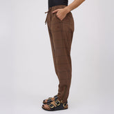 Brown/Black Windowpane Jetsetters