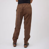 Brown/Black Windowpane Jetsetters