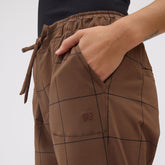 Brown/Black Windowpane Jetsetters