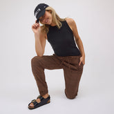 Brown/Black Windowpane Jetsetters