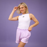 Disney Bow Lake Shorts, Purple Gingham