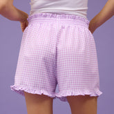 Disney Bow Lake Shorts, Purple Gingham