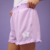 Disney Bow Lake Shorts, Purple Gingham