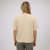 Perfect Oversized Ribbed Tee, Cream