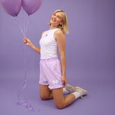 Disney Bow Lake Shorts, Purple Gingham