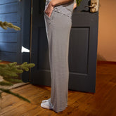 Pajama Pants, Black Stripe