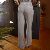 Pajama Pants, Black Stripe