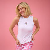 Disney Daisy Classic Tank, White