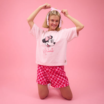 Disney Lake Shorts, Magenta Check