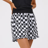 Disney Mickey Lake Shorts, Black Check