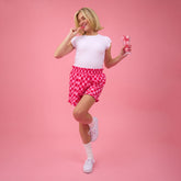 Disney Lake Shorts, Magenta Check