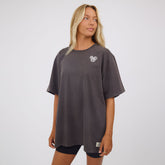 Disney Mickey Men's Web Classic Tee, Charcoal