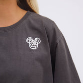 Disney Mickey Men's Web Classic Tee, Charcoal