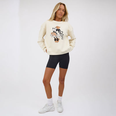 Disney Minnie Boo Crew Sweatshirt, Natural