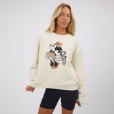 Disney Minnie Boo Crew Sweatshirt, Natural