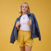 Disney Bow Lake Shorts, Butter Gingham