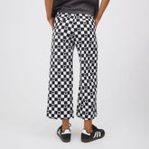 Disney Audrey Wide Leg Pants, Mickey Check