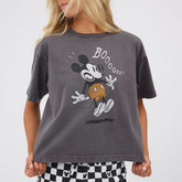 Disney Mickey Boo Oversized Tee, Charcoal