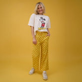 Disney Audrey Wide Leg Pants, Butter Check