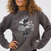 Disney Minnie Boo Crew Sweatshirt, Charcoal