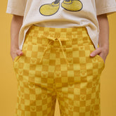 Disney Audrey Wide Leg Pants, Butter Check