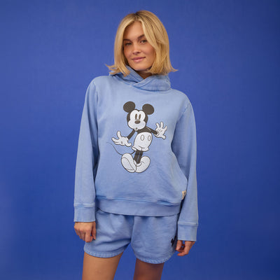 Disney Mickey Boyfriend Hoodie, Sky Blue