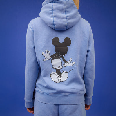 Disney Mickey Boyfriend Hoodie, Sky Blue