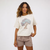 Disney Winnie the Pooh & Tree Oversized Tee, Natural