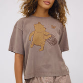 Disney Winnie The Pooh Oversized Tee, Brown