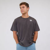 Disney Mickey Men's Web Classic Tee, Charcoal