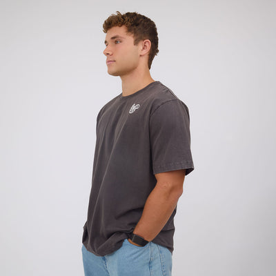 Disney Mickey Men's Web Classic Tee, Charcoal