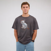 Disney Eeyore Men's Classic Tee, Charcoal
