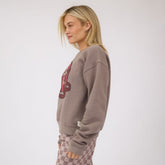 Disney Lady and the Tramp Crew Sweatshirt, Brown