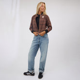 Disney Mickey Bomber Jacket, Plaid