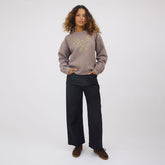 Disney Mickey Harvest Crew Sweatshirt, Brown