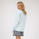 Disney Mickey Mouse Ski Crew Sweatshirt, Powder Blue