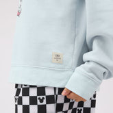 Disney Mickey Mouse Ski Crew Sweatshirt, Powder Blue