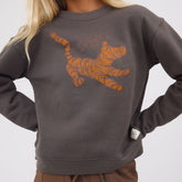 Disney Tigger Crew Sweatshirt, Charcoal