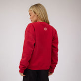 Disney Donald Duck Holiday Crew Sweatshirt, Red