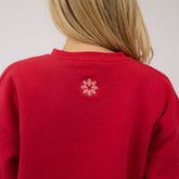 Disney Donald Duck Holiday Crew Sweatshirt, Red