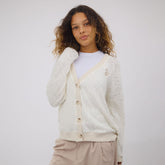 Disney Mickey Cottage Cardigan, Natural