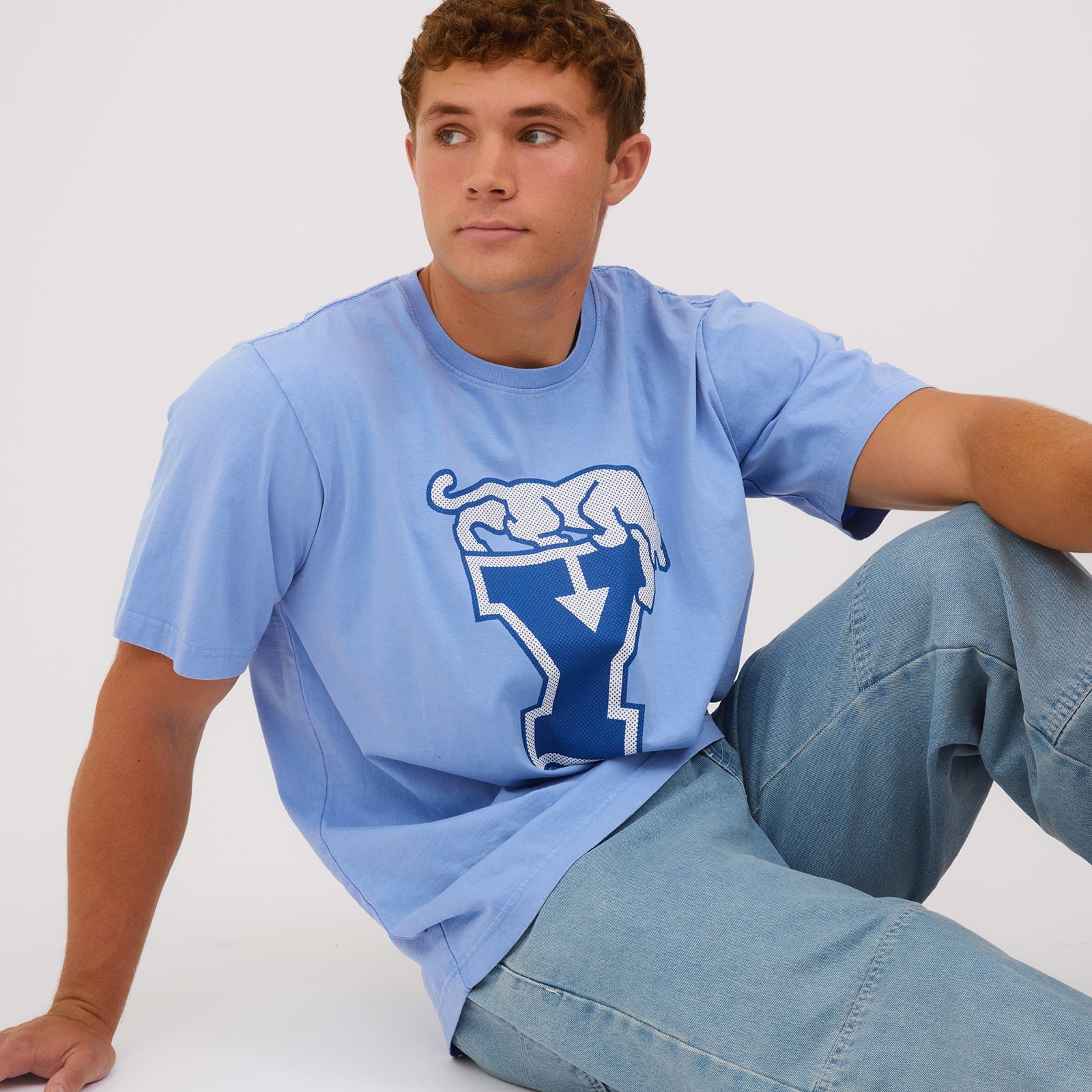 BYU Unisex Tee, Royal - Cougar Y