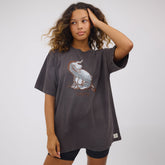 Disney Eeyore Men's Classic Tee, Charcoal