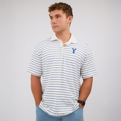 BYU Men's Polo, Venice Stripe