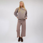 Disney Mickey Harvest Crew Sweatshirt, Brown