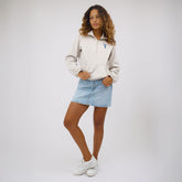 BYU Cinched 1/4 Zip, Tan