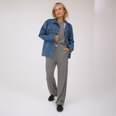 Pajama Pants, Black Stripe