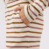 Pajama Pants, Mauve Stripe