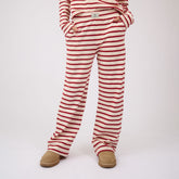 Jab Trouser, Red and Cream Stripe
